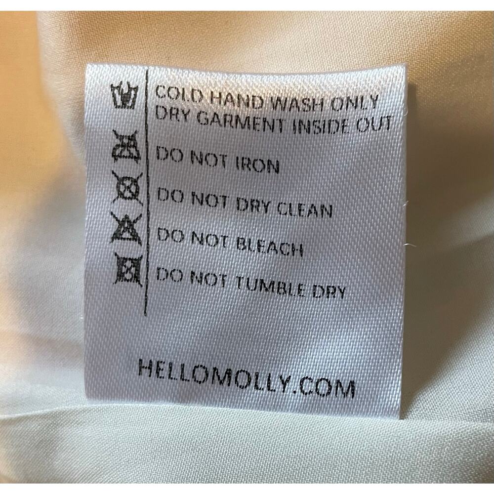 Hello Molly Maxi Dress Sz XS Rose Reverie Off The Shoulder  Floral Lined Flowy - Picture 10 of 11